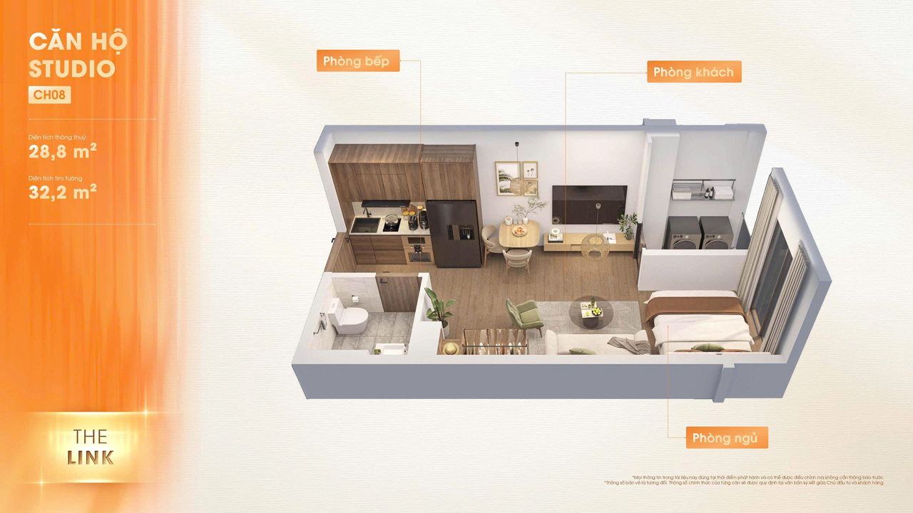 Căn hộ Studio - Happy Home Tràng Cát